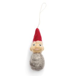 Hndlavet nisse ornament <br><br> Vlg mellem 8 slags <br><br> 