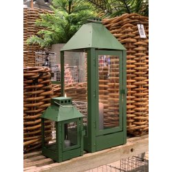 Micro lanterne <br><br> 12,5 x 12,5 x 25 cm <br><br> Olivengrn <br><br>