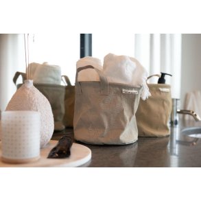 Opbevaringskurv <br><br> lille / h18 cm <br><br> Vlg mellem 3 farver