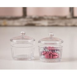 Oval glasskl m. lg <br><br> h 11,5 <br><br>