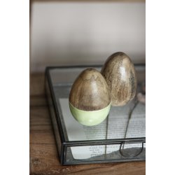 Pskeg i tr <br><br> stende <br><br> H 7,5 cm <br><br> 