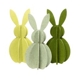 Tikka filt p�skehare <br> <br> 15 cm <br><br> 3 stk <br><br> 