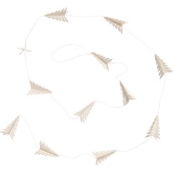 Ranke m/ 12 juletrer <br><br> Papir <br><br> L163 cm <br><br> 3-dimensionel <br><br>