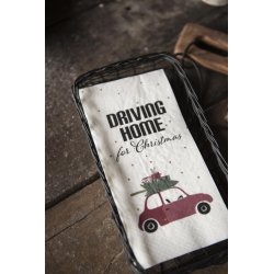 Juleservietter- aflange <br><br> 16 stk./pk <br><br> Driving home for Christmas
