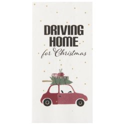 Juleservietter- aflange <br><br> 16 stk./pk <br><br> Driving home for Christmas