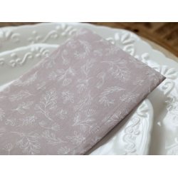 Papirservietter- aflange <br><br> 16 stk./pk <br><br> stvet lilla m. blade