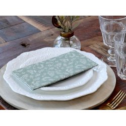 Papirservietter- aflange <br><br> 16 stk./pk <br><br> verte m. blade