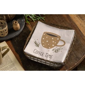 Papirservietter <br><br> 20 stk./pk <br><br> Coffee Time <br><br>