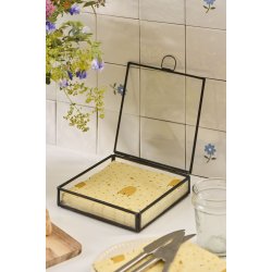 Papirservietter <br><br> 20 stk./pk <br><br> Blomster, bier og bistader <br><br>