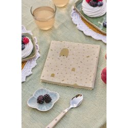 Papirservietter <br><br> 20 stk./pk <br><br> Blomster, bier og bistader <br><br>