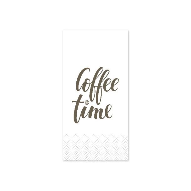 Papirservietter- aflange <br><br> 16 stk./pk <br><br> Coffee Time