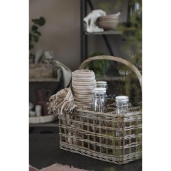 Plaid <br><br> creme/rust m. striber <br><br> 