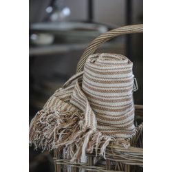 Plaid <br><br> creme/rust m. striber <br><br> 