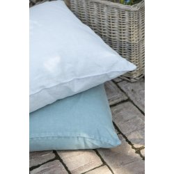 Pude m. fyld <br><br> 50 x 50 cm <br><br> nordic sky <br><br> 