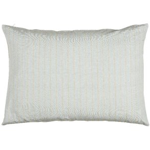 Pudebetrk <br><br> 70 x 50 cm <br><br> lysebl m. tynde beige striber <br><br>