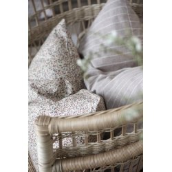 Pudebetrk <br><br> 70 x 50 cm <br><br> malva m. tynde beige striber <br><br>