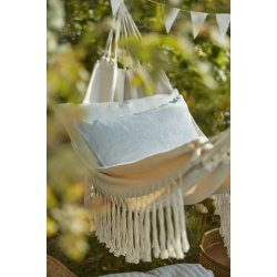 Pudebetrk Magnus <br><br> 60 x 60 cm <br><br> stvbl m. hvide striber <br><br>