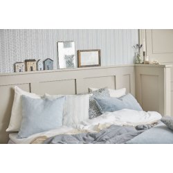 Pudebetrk Magnus <br><br> 60 x 60 cm <br><br> stvbl m. hvide striber <br><br>