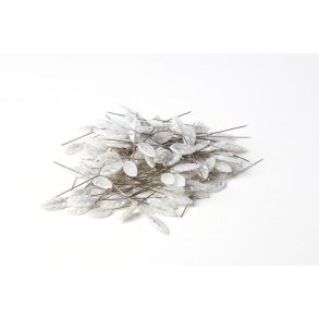 Deko nl m. blad <br><br> hvid <br><br> ske m. 144 stk. <br><br> RESTSALG <br><br>