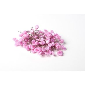 Deko nl m. blomst <br><br> pink <br><br> ske m. 144 stk. <br><br> RESTSALG <br><br>