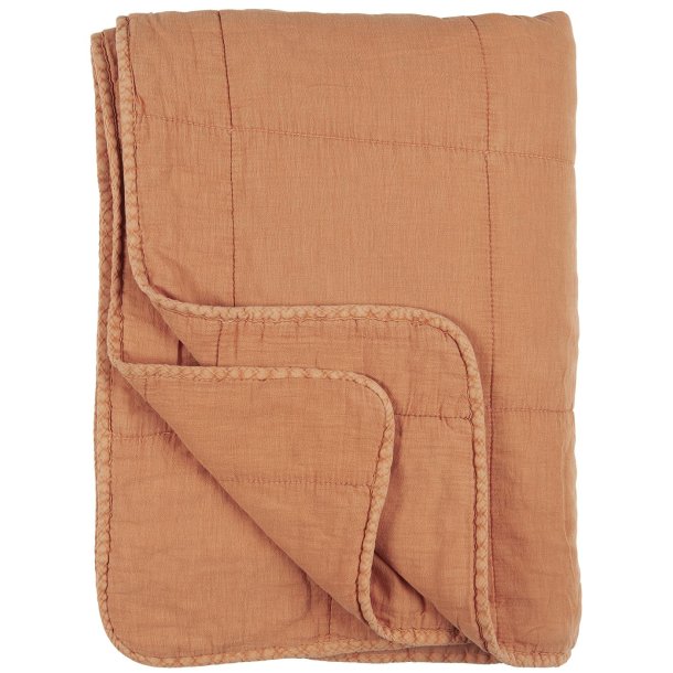 Vintage quilt tæppe <br><br> coral sands <br><br> 130 x 180 cm <br><br>