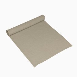 Ramie bordlber <br><br> 40 x 140 cm <br><br> hr/lys beige