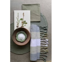 Ramie serviet <br><br> 42 x 42 cm <br><br> grn