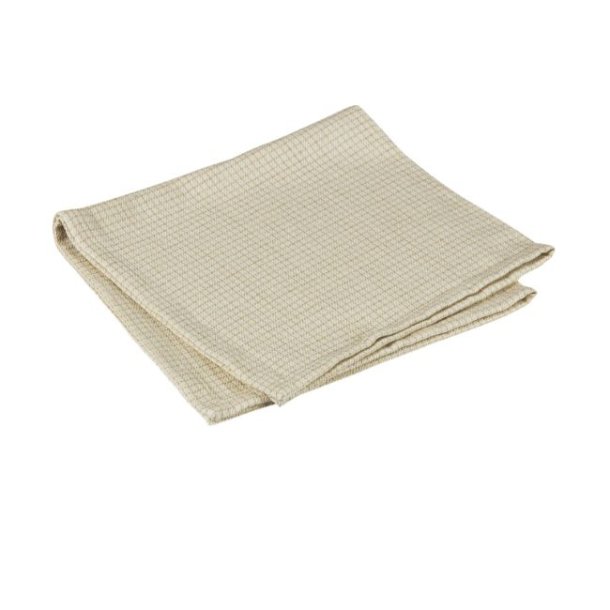 Rasmus serviet <br><br> 50 x 50 cm <br><br> beige m. tern