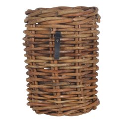 Rattan kurv <br><br> rund - mini