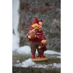 Ribenisse <br><br> Alfred m/ b�rn <br><br> B: 4,8 H: 13,1 L: 6,2 cm <br><br> 