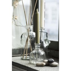 Rustiklys / kronelys <br><br> 8 t <br><br> mosgrn <br><br> 