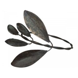 Servietring <br><br> antique messing <br><br> m. blade