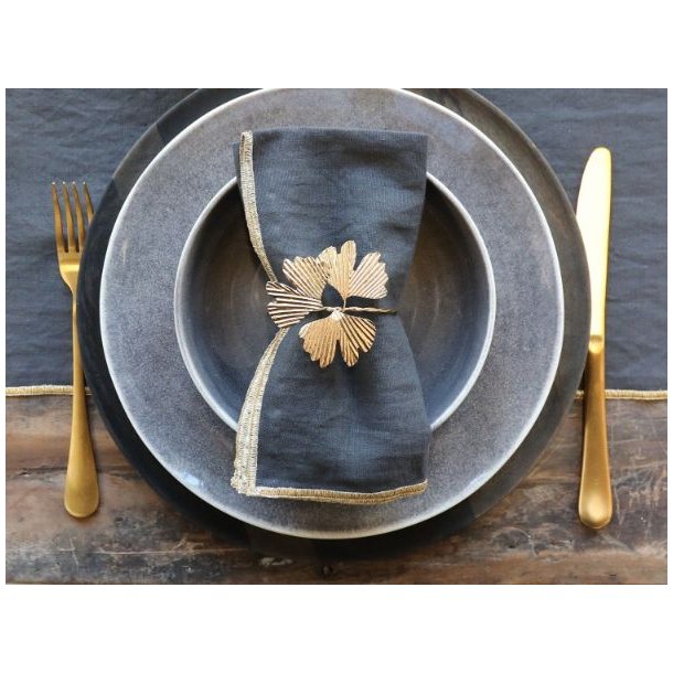 Servietring <br><br> messing <br><br> m. blade