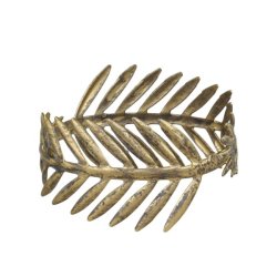 Servietring <br><br> messing <br><br> blad