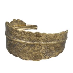 Servietring <br><br> messing <br><br> blad