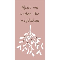 Juleservietter - aflange <br><br> 16 stk./pk <br><br> Meet me under the mistletoe <br><br>