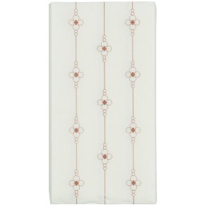 Papirservietter- aflange <br><br> 16 stk./pk <br><br> Flower lines burned rose <br><br>