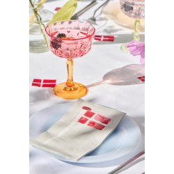 Servietter - aflange <br><br>16 stk./pk <br><br> Dannebrog p� flagstang <br><br> 