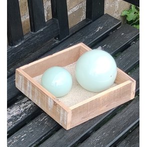 Glaskugle <br><br> iceblue -  8 cm <br><br> 