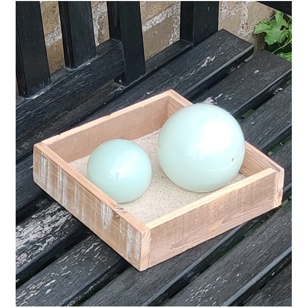 Glaskugle <br><br> iceblue -  8 cm <br><br> 