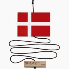 Dansk flag til SNOREN <br><br> KUN FLAG <br><br> 