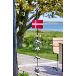 Dansk flag til SNOREN <br><br> KUN FLAG <br><br> 