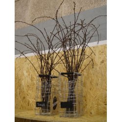 Firkantet trdkurv <br><br> sjle <br><br> L15 x B15 x H31 cm