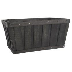 Spnkurv m. skr sider <br><br> sort  <br><br> B: 20 H: 13,5 L: 29 <br><br>