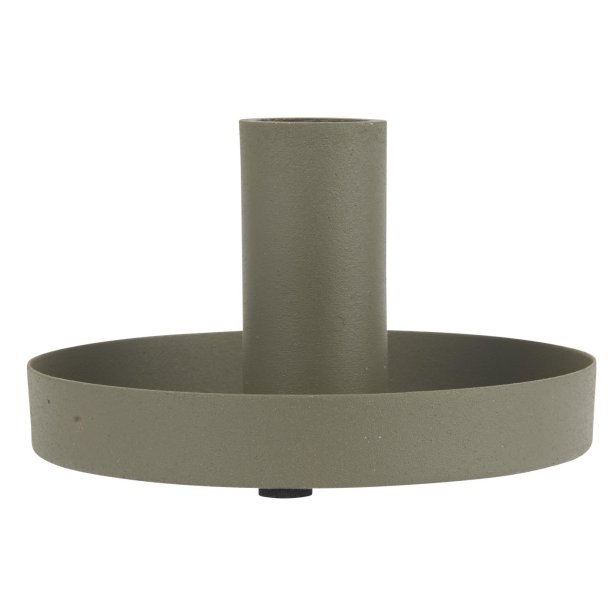Stage til bedelys <br><br> Støvgrøn - h6,5 cm <br><br>