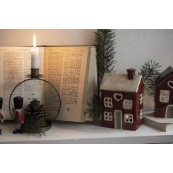 Hus t/ fyrfadslys <br><br> Vlg mellem 3 varianter <br><br> 