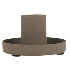 Stage til bedelys <br><br> Milky brown - h4 cm <br><br>