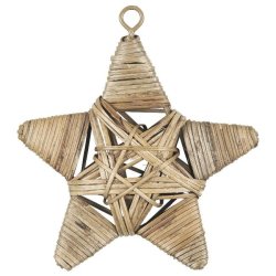 Stjerne af rattan <br><br> Vlg mellem 3 str. <br><br>