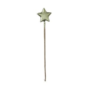 Stjerne p� tr�d <br><br> Gr�n<br><br> 2,5 cm <br><br> 10 stk. i ps <br><br>