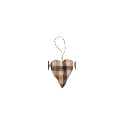 Lille stofhjerte <br><br> H10 cm <br><br> Vlg variant <br><br> 